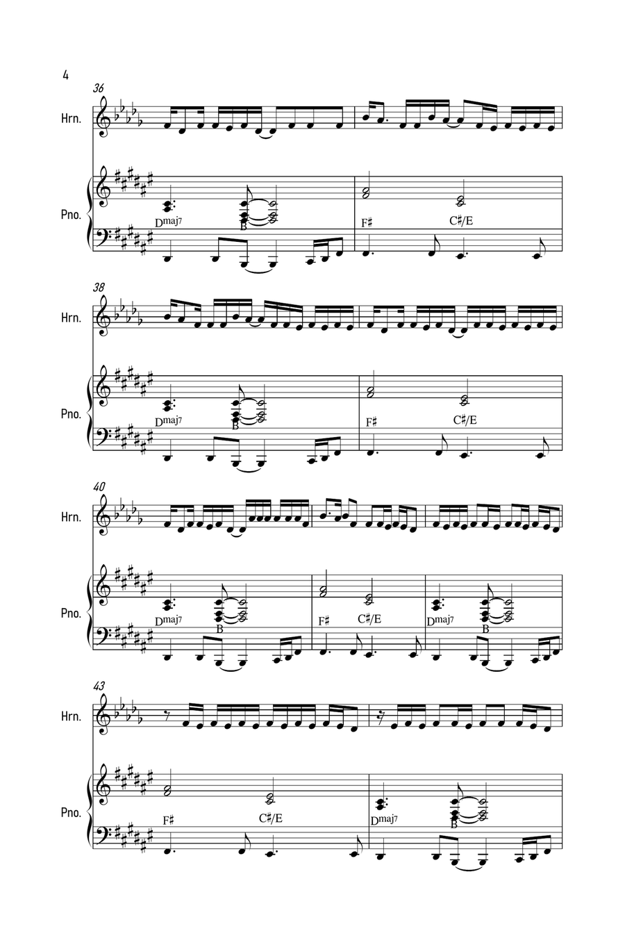 Holy Holy Piano scores gallery preview page 4