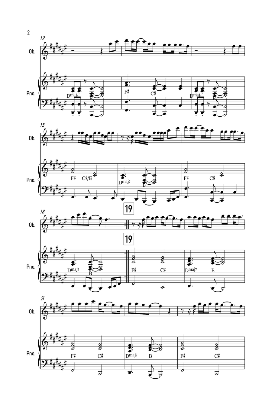 Holy Holy Piano scores gallery preview page 2