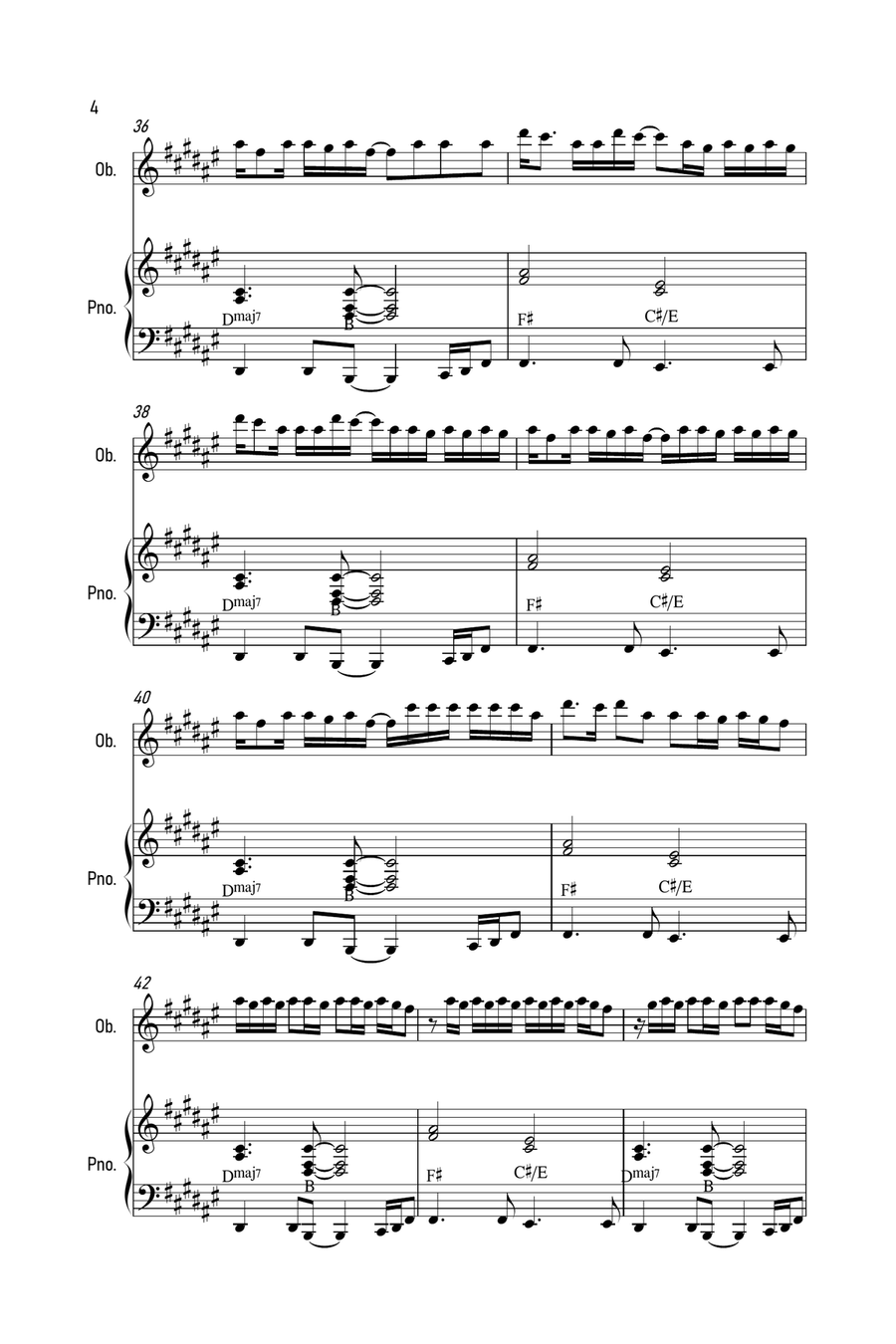 Holy Holy Piano scores gallery preview page 4