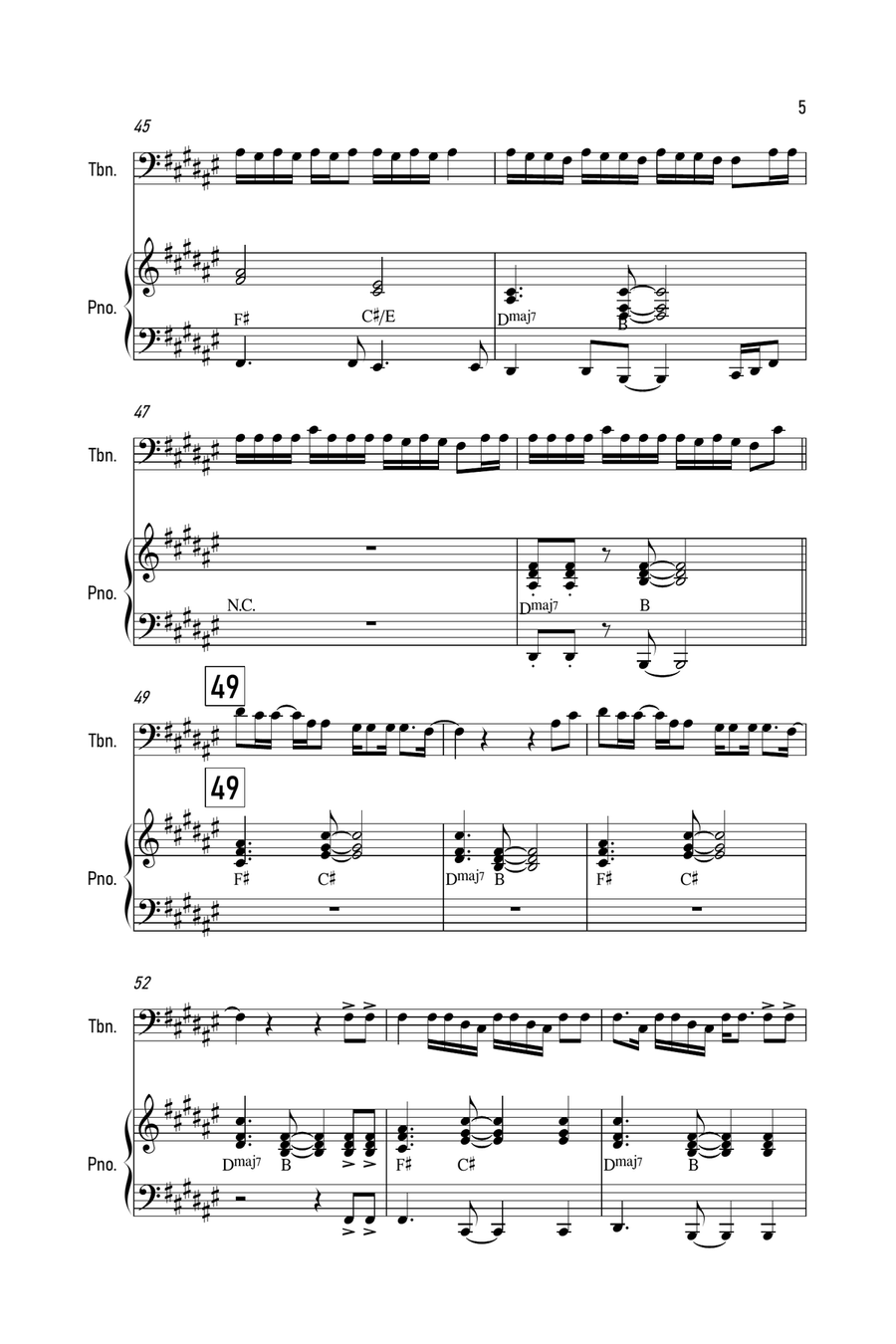 Holy Holy Piano scores gallery preview page 5