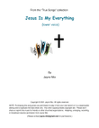 Jesus Is My Everything (low voice)