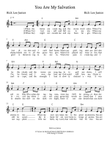 You Are My Salvation (Lead Sheet)