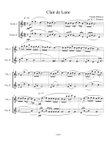 Clair de Lune (Violin Duet)