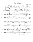 Clair de Lune (Cello Duet)