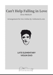 Can't Help Falling In Love
