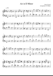 Air in D Minor