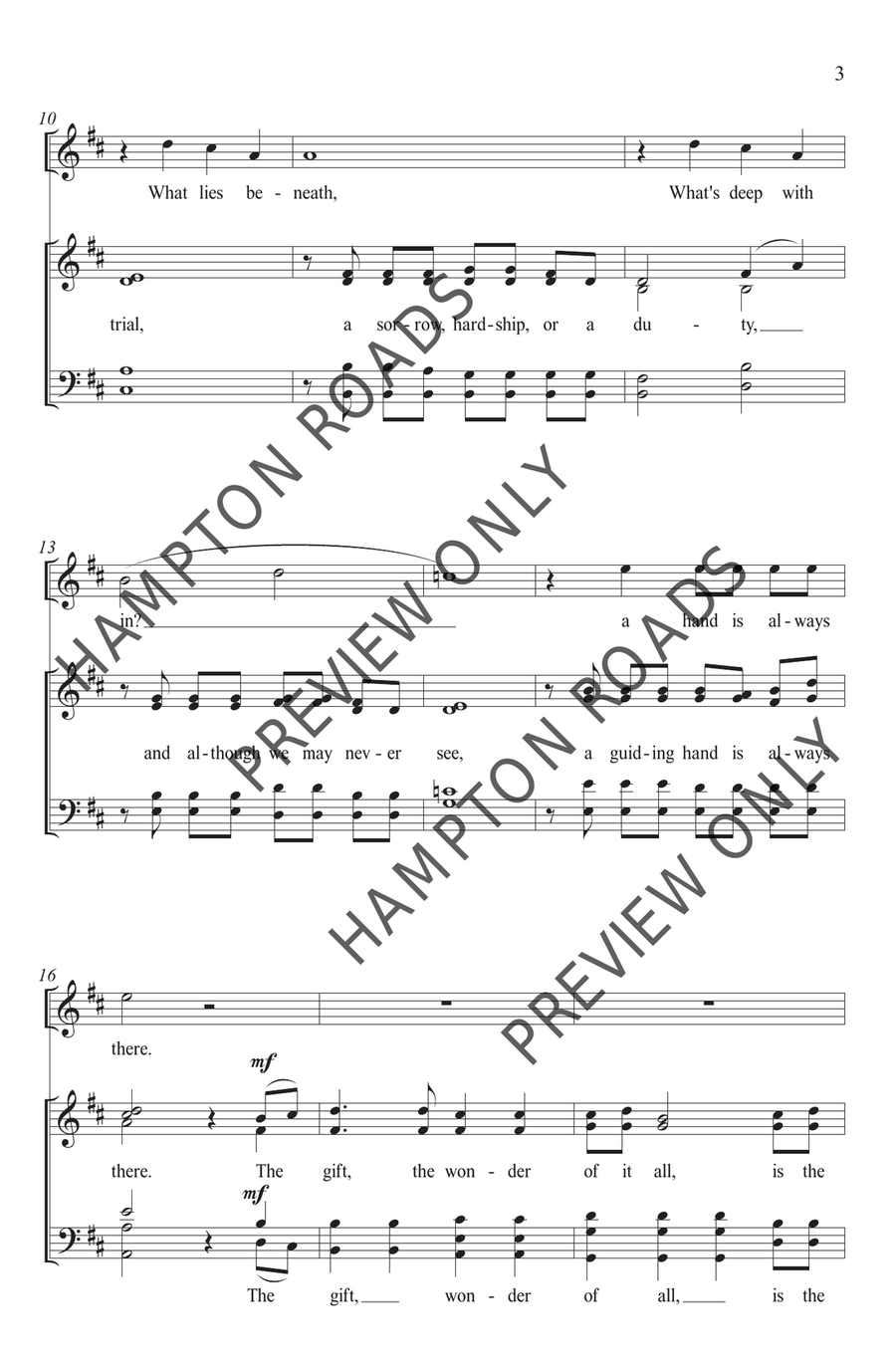 Hidden Deep Within (SATB) 4-Part scores gallery preview page 4