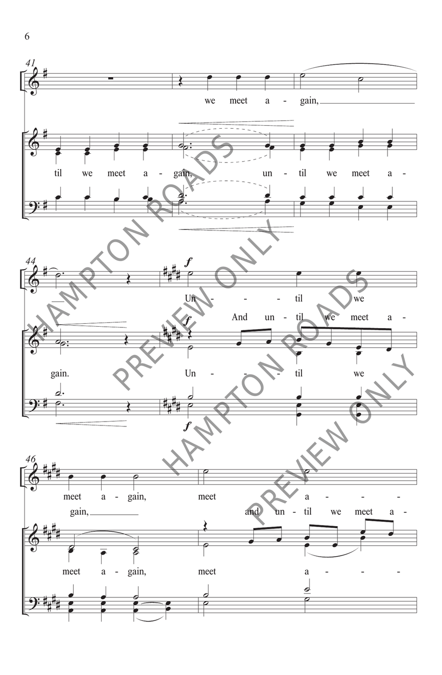 Irish Blessing (A Cappella Version) (SATB) 4-Part scores gallery preview page 7
