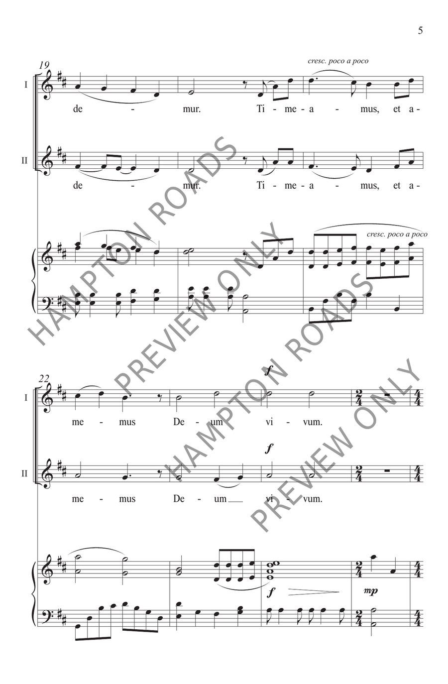 Ubi Caritas (2-Part) Ubi Caritas (2-Part) SA scores gallery preview page 6
