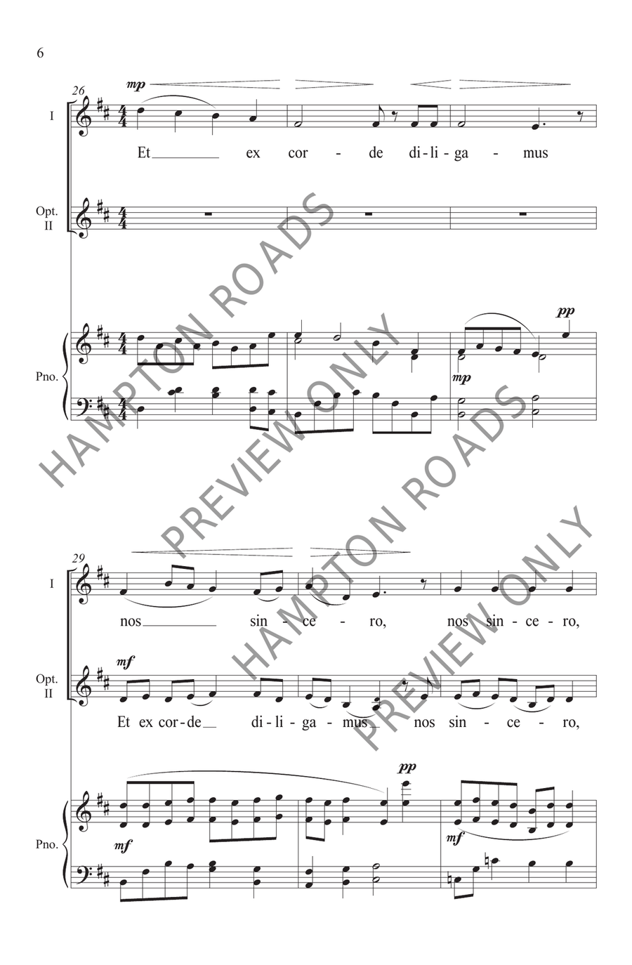Ubi Caritas Ubi Caritas Unison Choir scores gallery preview page 7