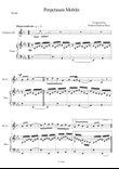 Perpetuum Mobile - Duet for Clarinet and Piano. Original composition by Graham Dickson-Place