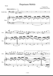 Perpetuum Mobile - Duet for Double Bass and Piano. Original composition by Graham Dickson-Place