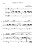 Perpetuum Mobile - Duet for Oboe and Piano. Original composition by Graham Dickson-Place
