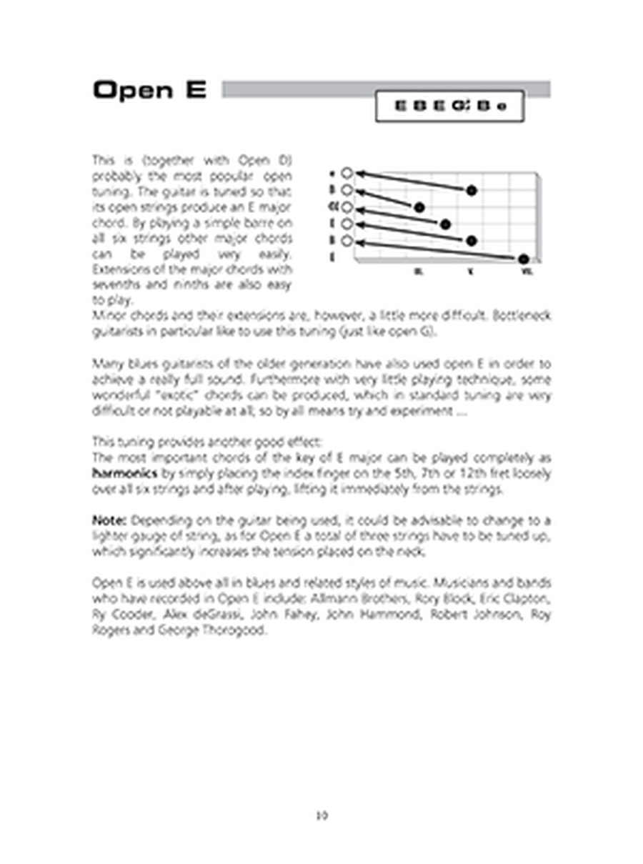 Open Tunings Guitar Encyclopedia Electric Guitar scores gallery preview page 2