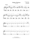 Mother Machree - for easy piano