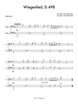 Wiegenlied, D.498 - Easy Cello Duet
