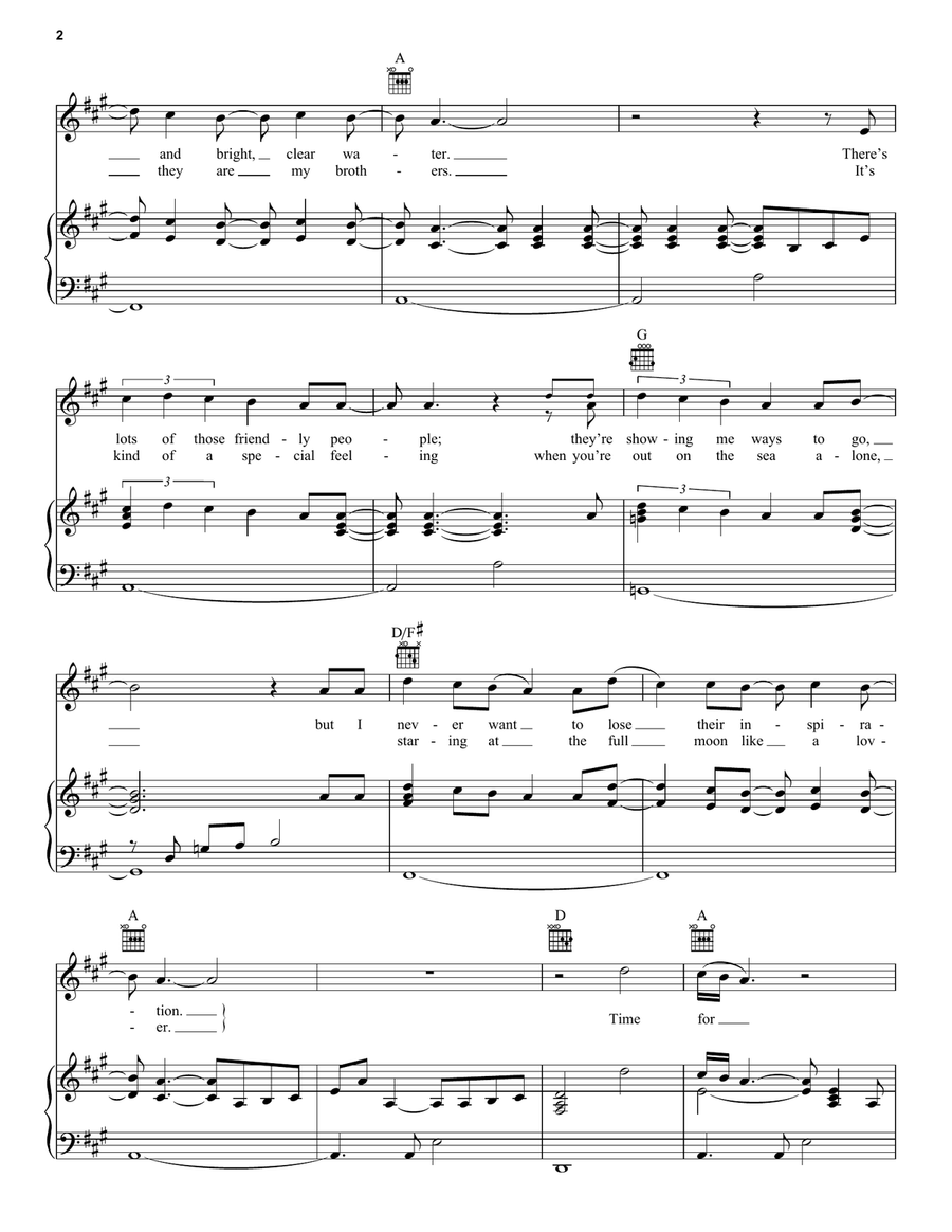 Cool Change Cool Change Piano, Vocal, Guitar scores gallery preview page 2