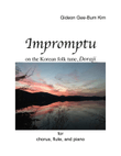 Impromptu on the Korean folk tune, 