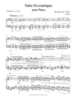 Valse Eccentrique pour Piano (2009)