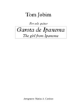 Garôta De Ipanema