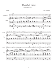 Thou Art Love (Everlasting Love); Processional for C Trumpet and organ