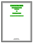 Carol of the Bells (Ukrainian Carol) - Trombone Duet - Intermediate