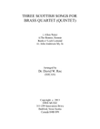 Three Scottish Songs for Brass Quintet (Quintet)