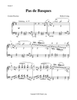 Ballet Piano Sheet Music: Pas de Basques from Etudes II