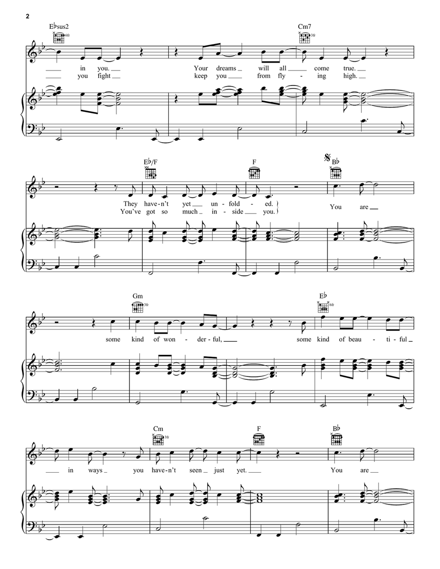 Some Kind Of Wonderful Some Kind Of Wonderful Piano, Vocal, Guitar scores gallery preview page 2