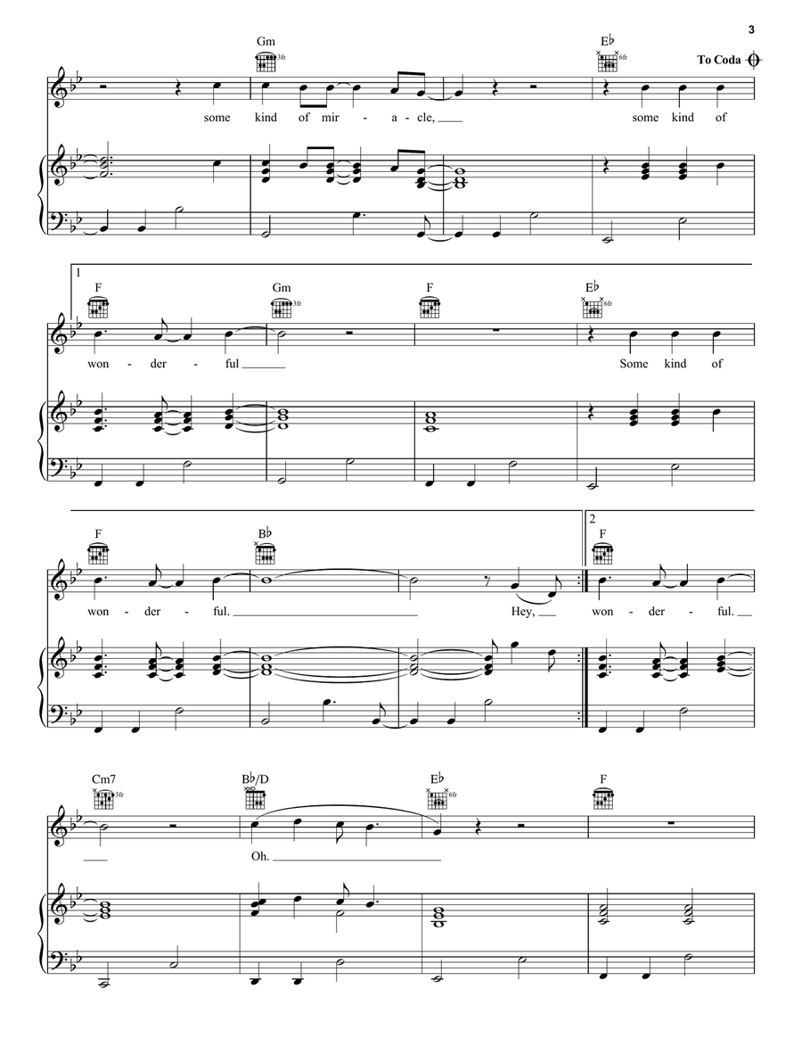 Some Kind Of Wonderful Some Kind Of Wonderful Piano, Vocal, Guitar scores gallery preview page 3
