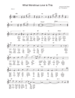 What Wondrous Love is This ( contemporary arrangement )