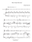 How Great Our Joy! (French Horn - Piano)