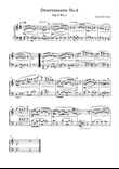 Divertimento No.4-Beautiful things Op.4 No.1