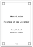 Roamin' in the Gloamin', arranged for instruments in four parts
