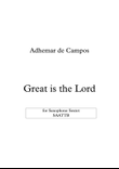 Great is the Lord