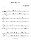 Praise, My Soul - Easy Viola/Cello Duet