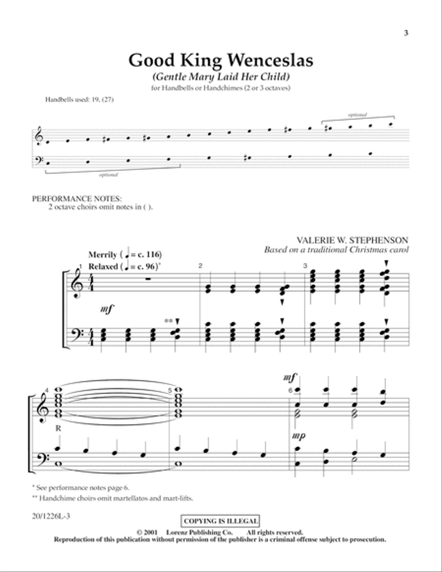 Potpourri for Bells or Chimes (Digital Download) 3-Octaves scores gallery preview page 3