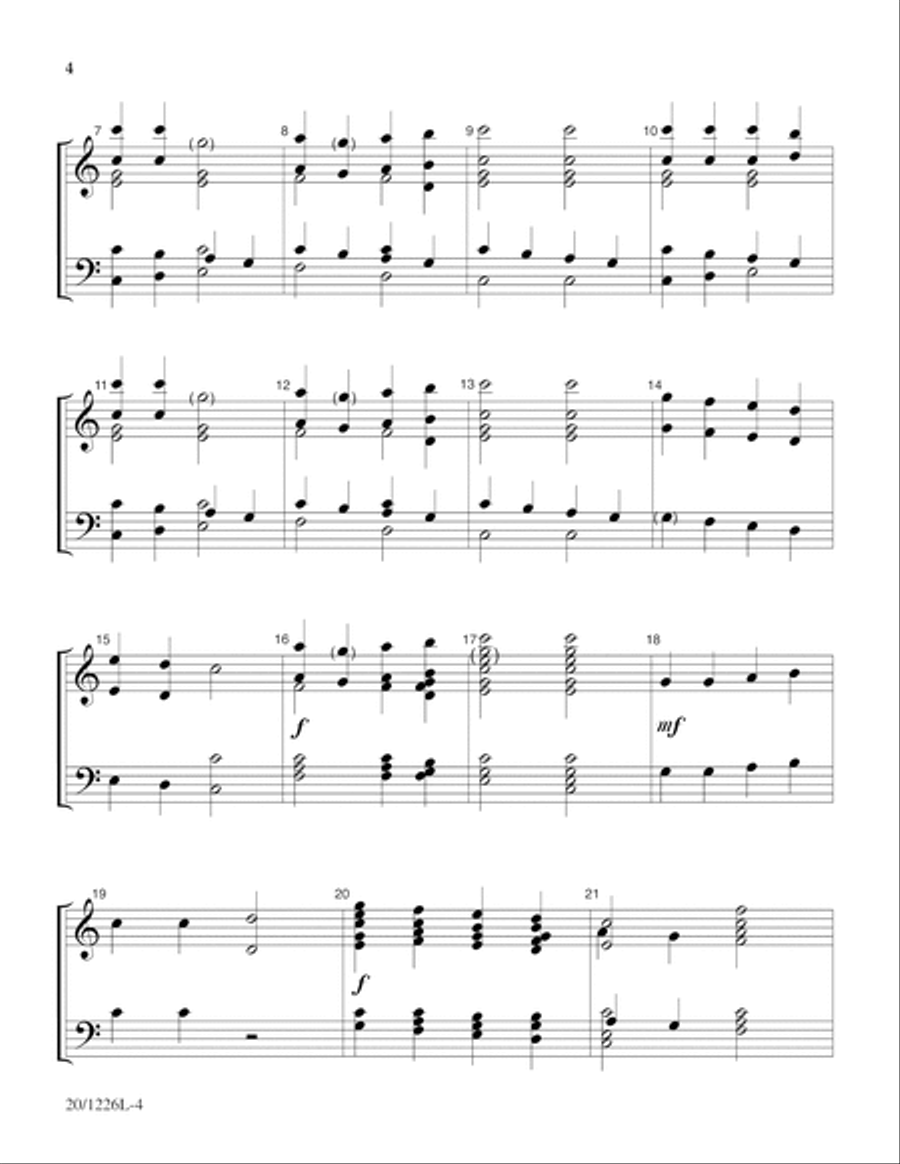 Potpourri for Bells or Chimes (Digital Download) 3-Octaves scores gallery preview page 4