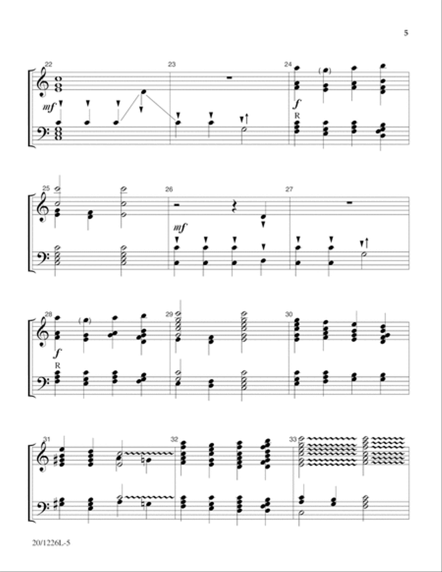 Potpourri for Bells or Chimes (Digital Download) 3-Octaves scores gallery preview page 5