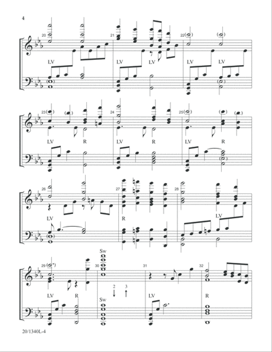 Wondrous Love (Digital Download) 5-Octaves scores gallery preview page 4