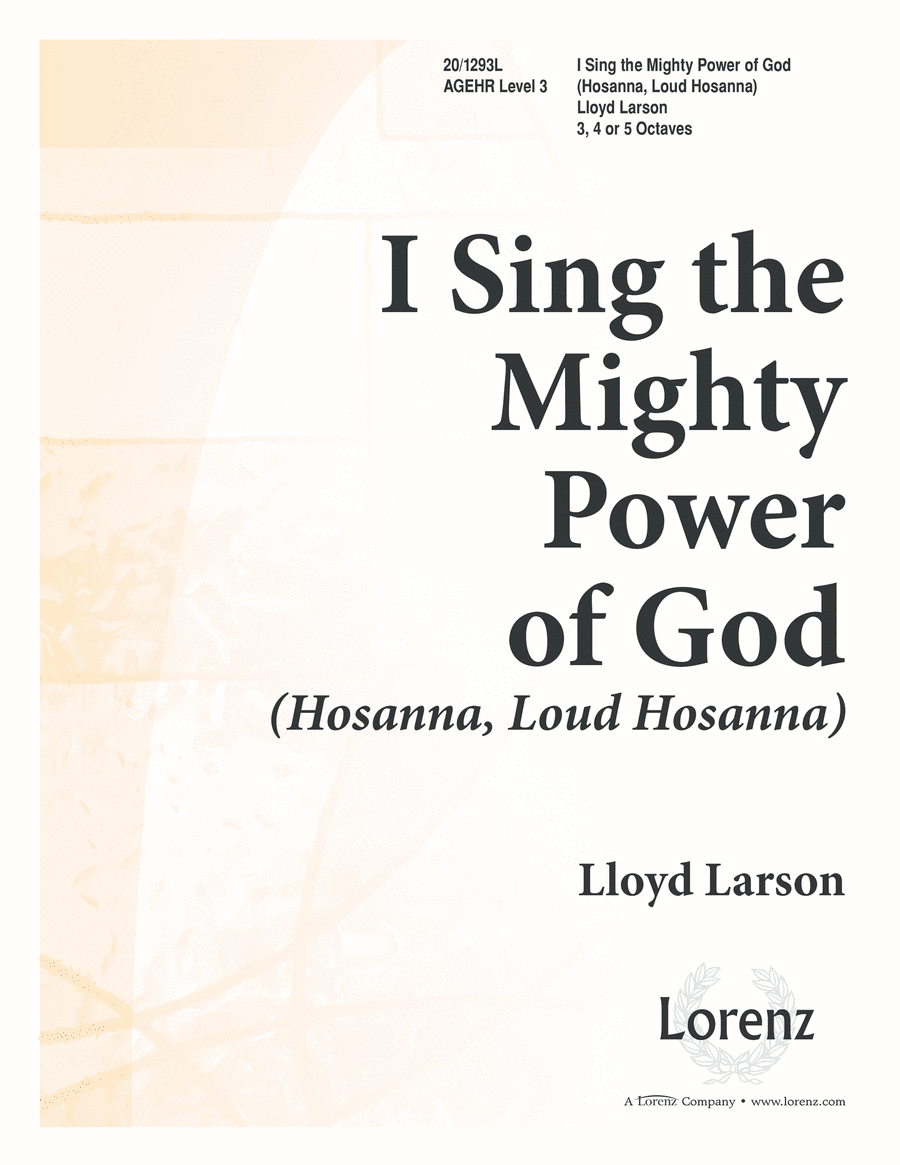 I Sing the Mighty Power of God (Digital Download) 5-Octaves scores gallery preview page 1