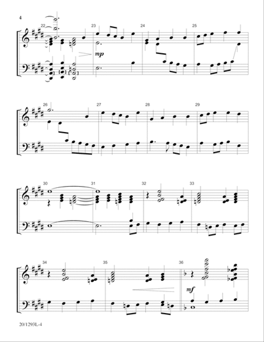 I Sing the Mighty Power of God (Digital Download) 5-Octaves scores gallery preview page 4