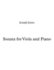 Sonata for Viola and Piano, Op. 33