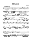 Sonata for Solo Viola, Op. 49