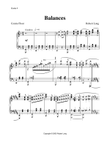 Ballet Piano Sheet Music: Balances from Etudes II