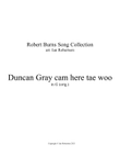 Duncan Gray in G (Burns)