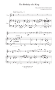 The Birthday of a King (Flute-Piano)