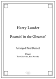 Roamin' in the Gloamin', arranged for duet: Tenor and Bass Recorder
