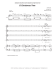 O Christmas Tree (Vocal Quartet - (SATB) mini preview