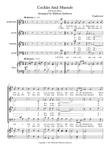 Cockles and Mussels, SATB plus piano